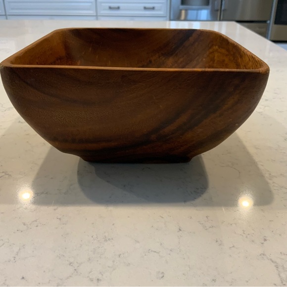 Pacific Merchants Wooden Bowl - Picture 3 of 3